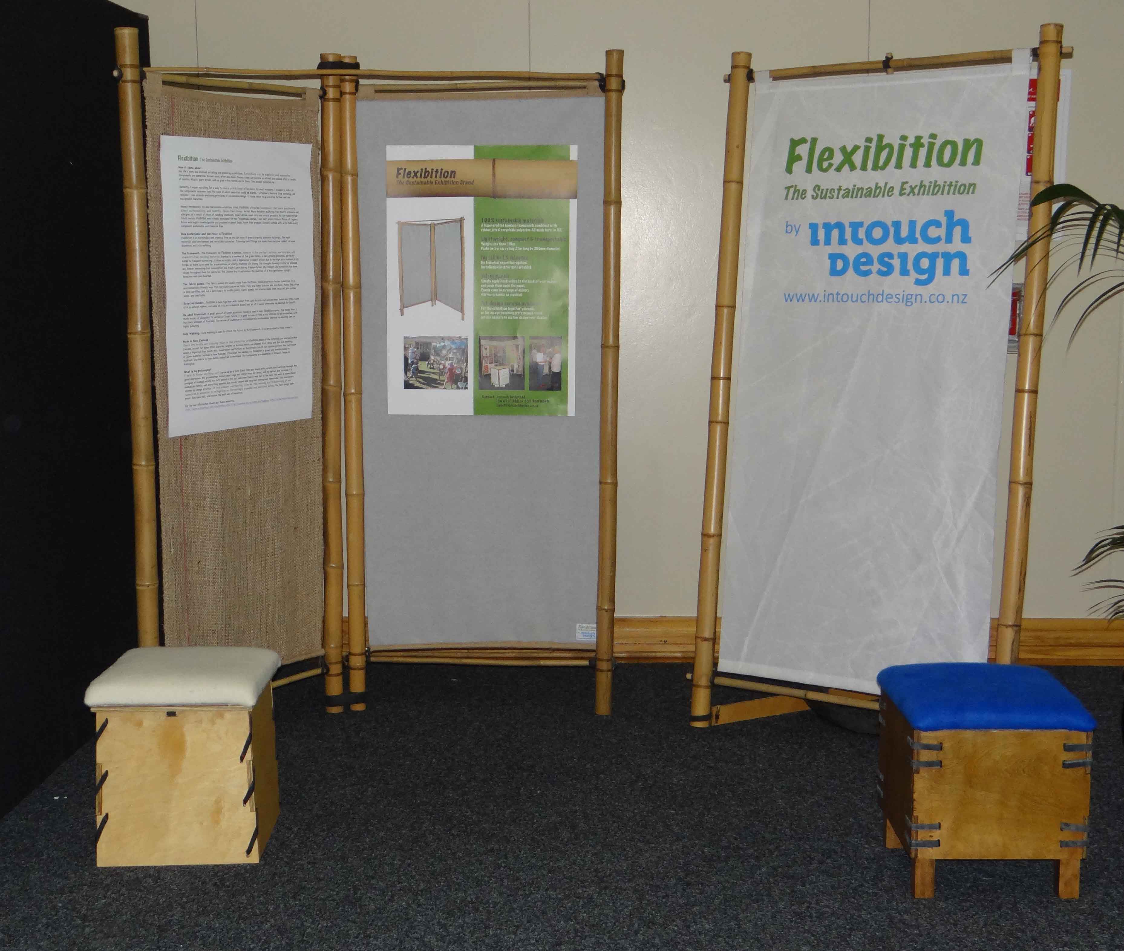 Flexibition's
range of sustainable exhibition stand products